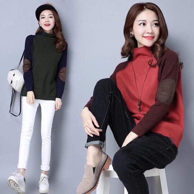 Hot Áo len đáp tay thời trang ALNL | BigBuy360 - bigbuy360.vn