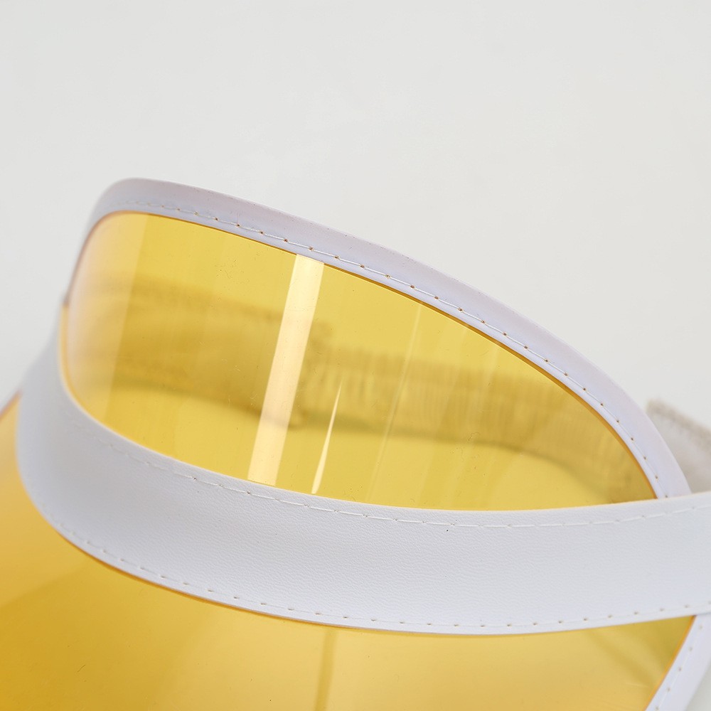 Nón Nửa Vành PVC Thời Trang - Mũ Đi Biển Trong Suốt Nửa Vành