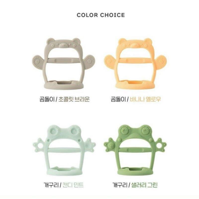 Gặm nướu cầm tay silicone cao cấp TGM/ BAR-ROT kèm hôp đựng