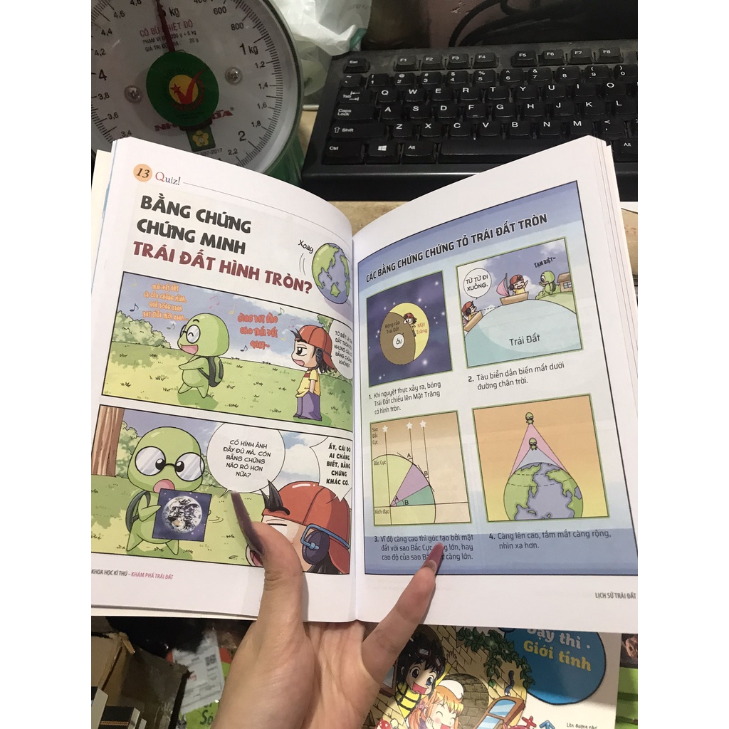Sách - Quiz ! Khoa học kì thú : Khám phá Trái Đất