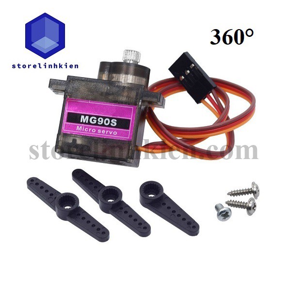 Động cơ Servo MG90S 180°~360°