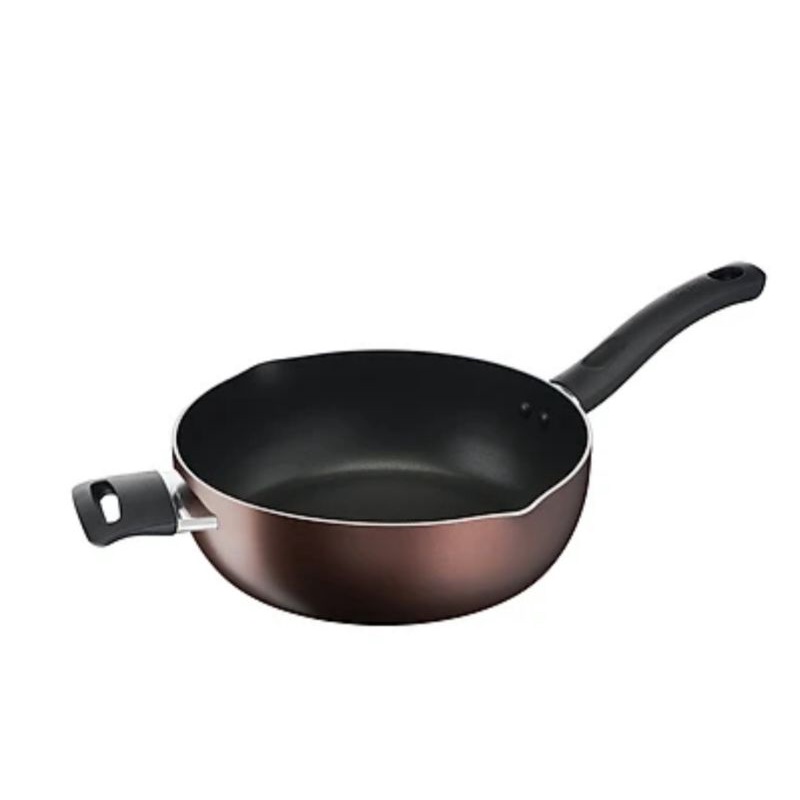 Chảo chiên sâu lòng Tefal Day By Day G1436606 28cm - Lớp phủ Titanium nonstick chống dính tuyệt vời - Hàng chính hãng