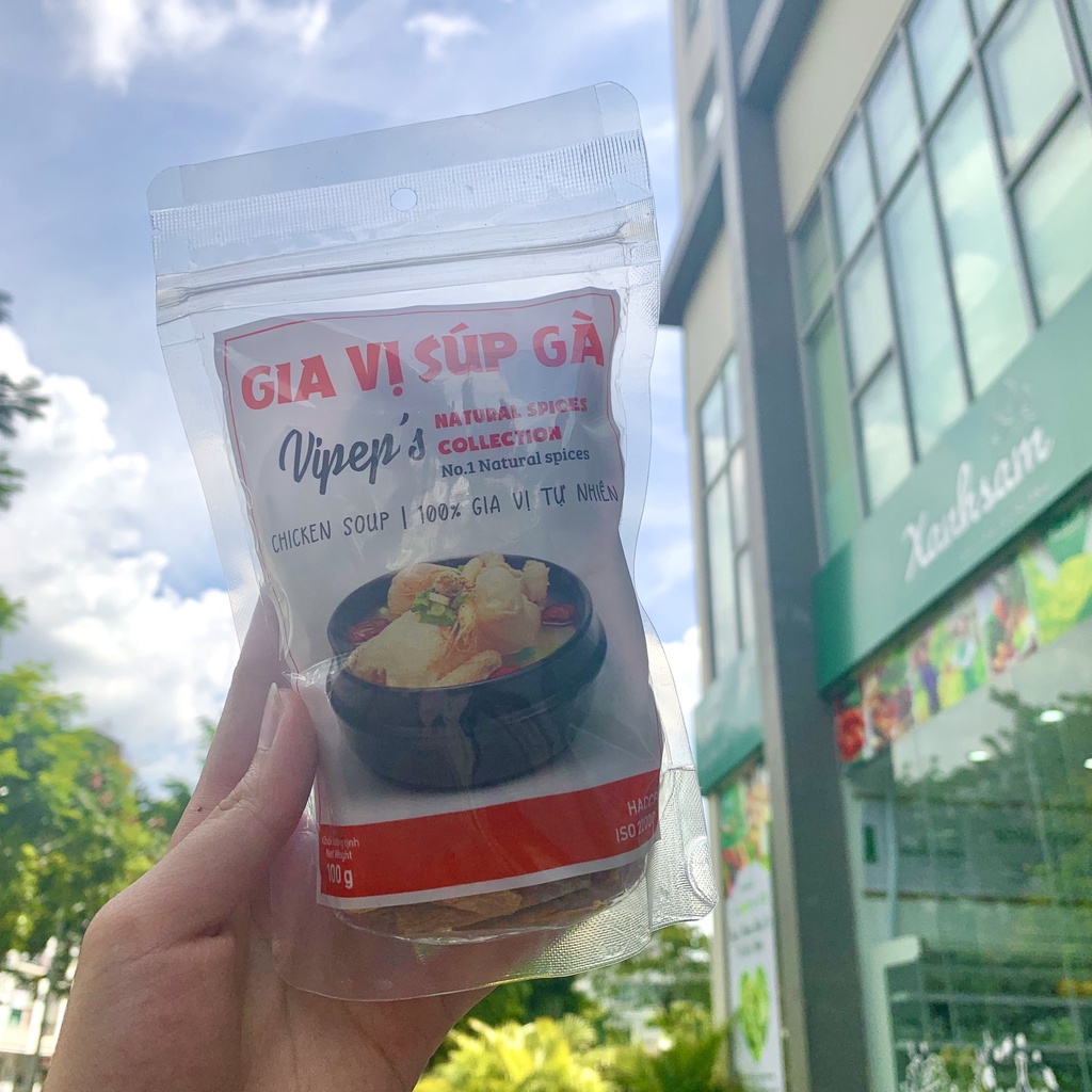 Gia Vị Nấu Phở/Lẩu/Tomyum/Súp Gà Vipep - Xanhsam Organic
