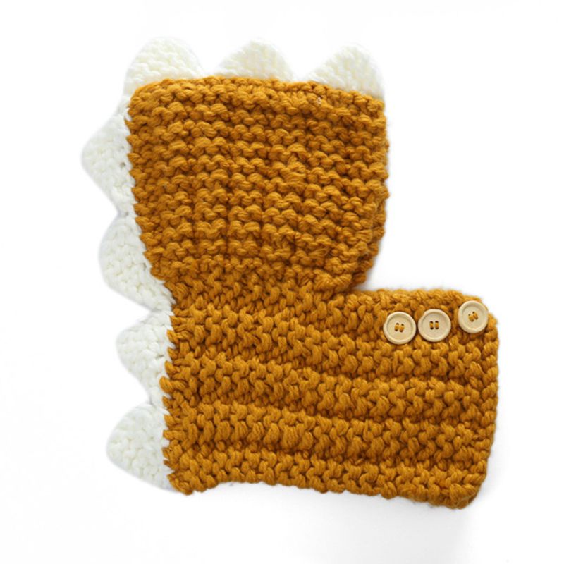 Inn Mũ Dệt Kim Trùm Đầu Kiêm Khăn Choàng Cổ Đính Tai Động Vật Hoạt Hình Mùa Đông Cho Bé