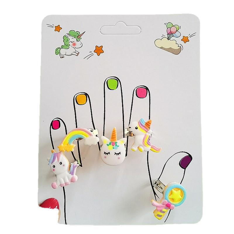 Set 5 Nhẫn Hoạt Hình Nàng Tiên Cá Cho Bé Gái