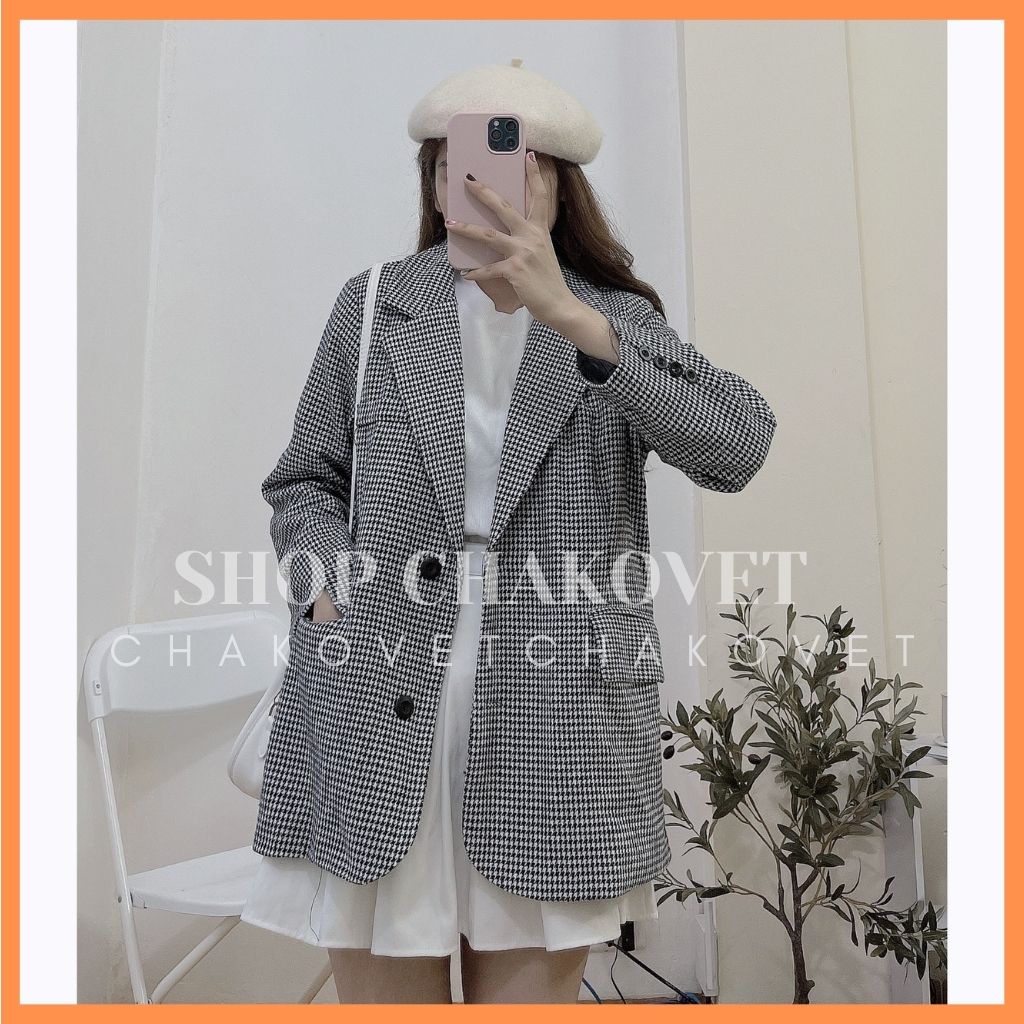 Áo dạ nữ có đai AD8121 , kiểu áo blazer chất dạ có đai khoác ngoài cá tính