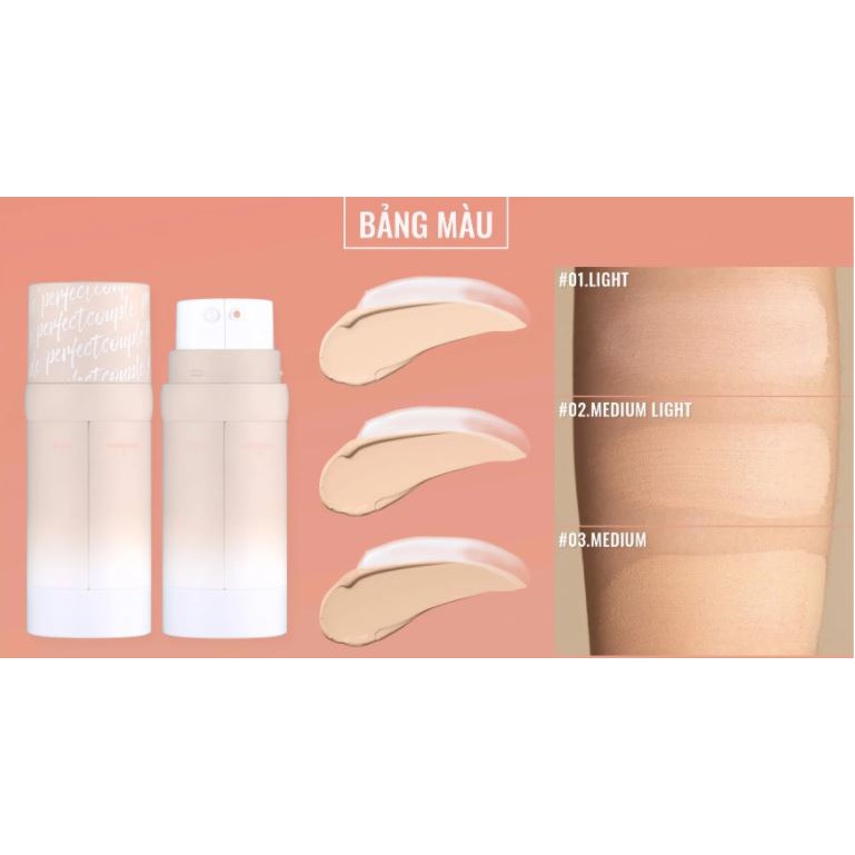 [New Perfect Couple Collection] Kem Nền Đa Chức Năng Lemonade Perfect Couple Dual Foundation SPF 30+/PA +++ 30g