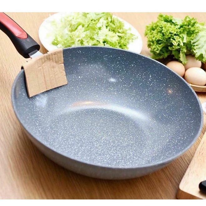 Chảo chống dính vân đá dùng cho mọi loại bếp size 32CM