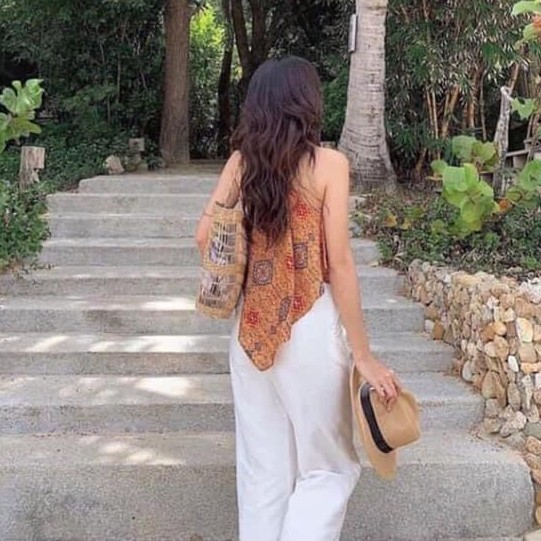 Sét Yếm Thổ Cẩm Đi Biển Họa Tiết Cực Hot | BigBuy360 - bigbuy360.vn