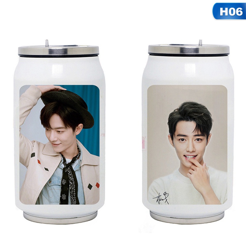 Bình Nước Giữ Nhiệt Bằng Thép Không Gỉ In Hình Nhân Vật Chen Qingling Mo Dao Zu Shi Xiao Zhan Wang Yibo