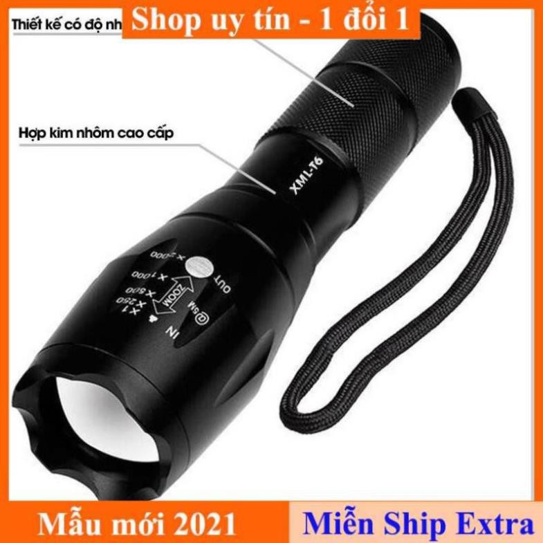 [ Xả kho tết] Đèn pin siêu sáng- Đèn PIN XML_T6, Siêu bền bảo hành uy tín 1 đổi 1 | BigBuy360 - bigbuy360.vn
