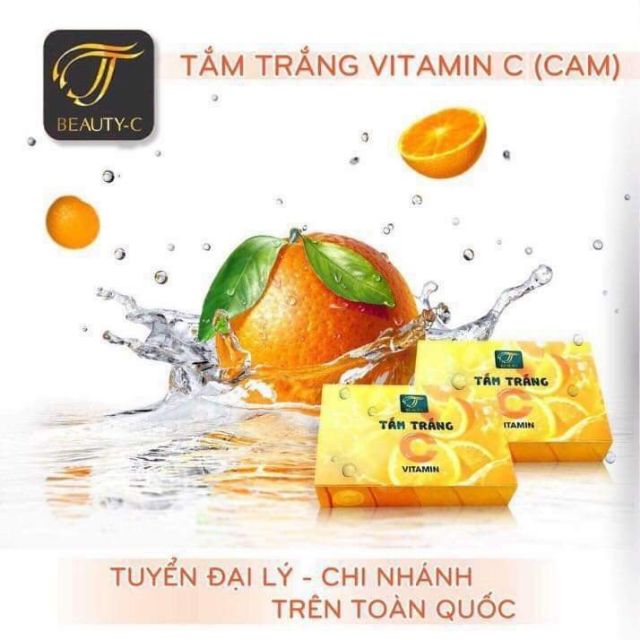 Tắm trắng cam vitamin C