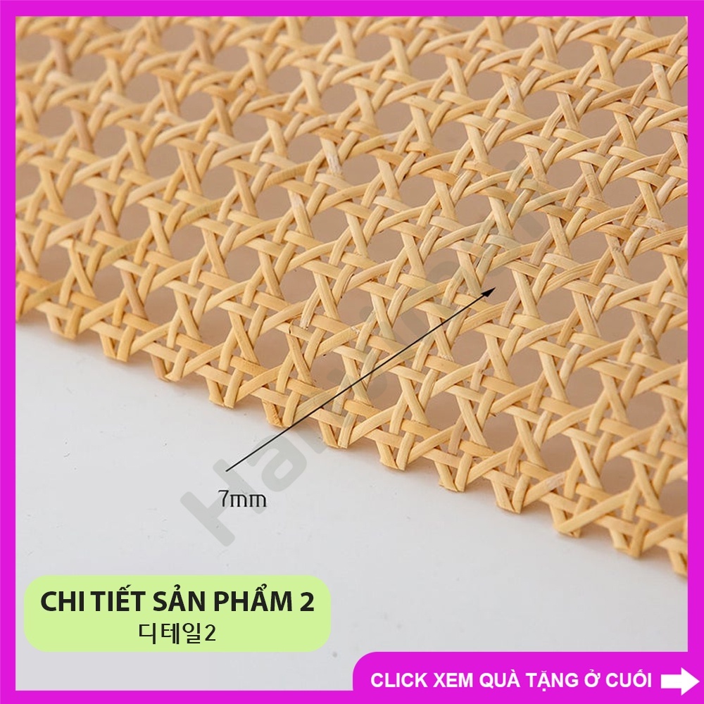 Kệ 2 tầng treo tường làm từ mây Kệ mây tre thủ công