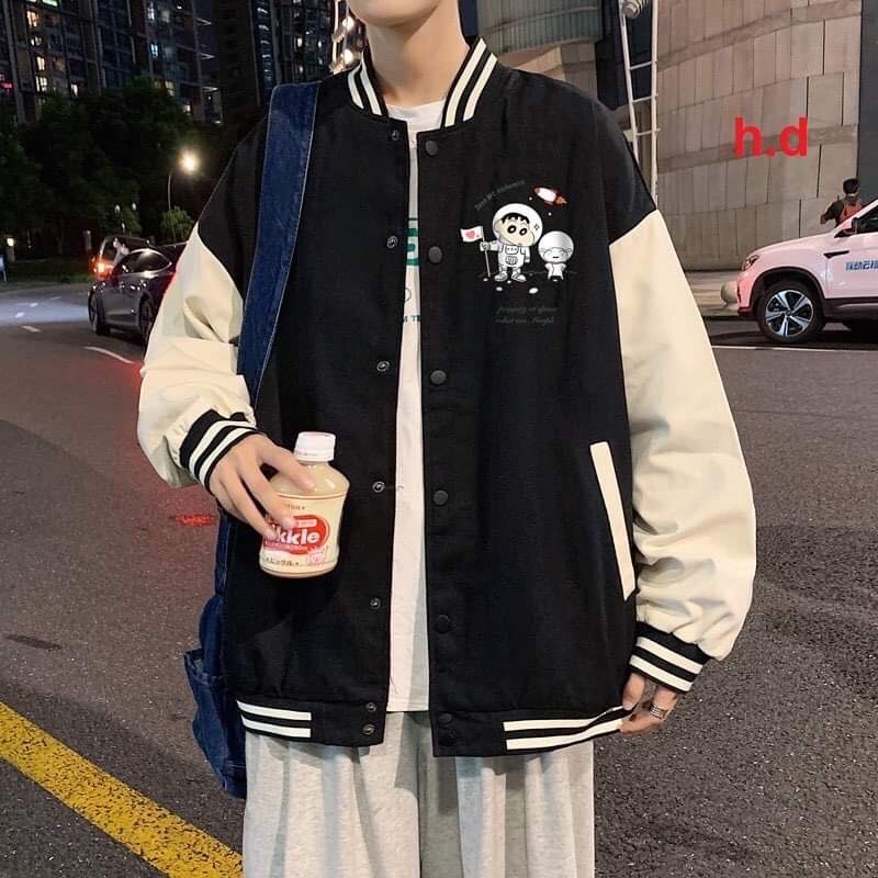 Áo khoác bomber Mặt CƯỜI BK😍Chất gió hàng 1 lớp freesize 😍 cổ, tay áo và gấu áo có bo dệt