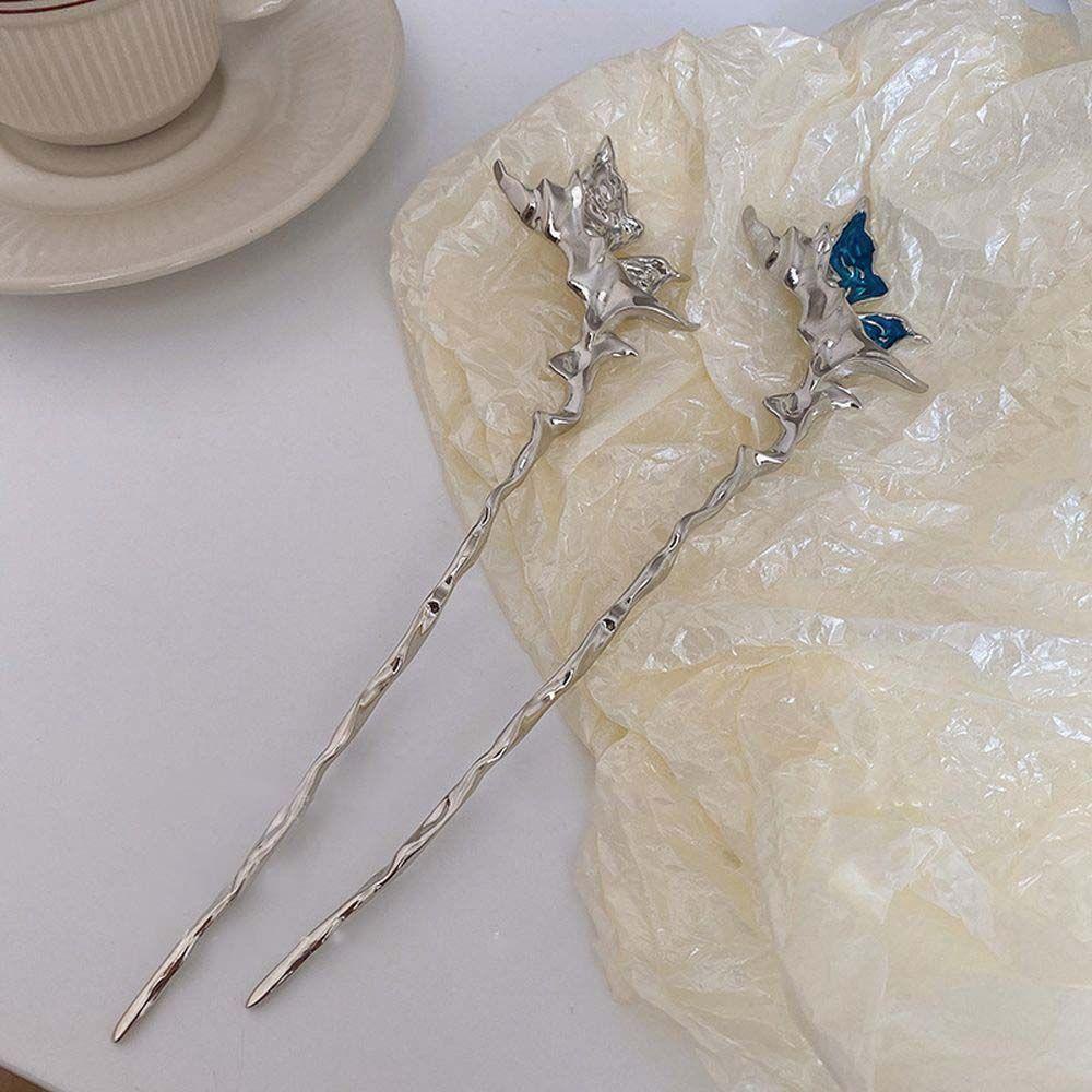 Trâm Cài Tóc Dáng Dài Thiết Kế Không Đồng Đều Thời Trang Theo Phong Cách Pháp Cho Nữ