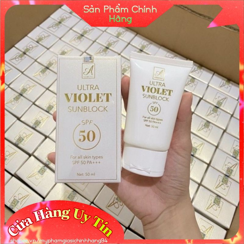 Kem chống nắng Ultra Violet Sunblock  Chính Hãng  Kem Chống Nắng Phương Anh Acosmetics, Siêu chống nắng