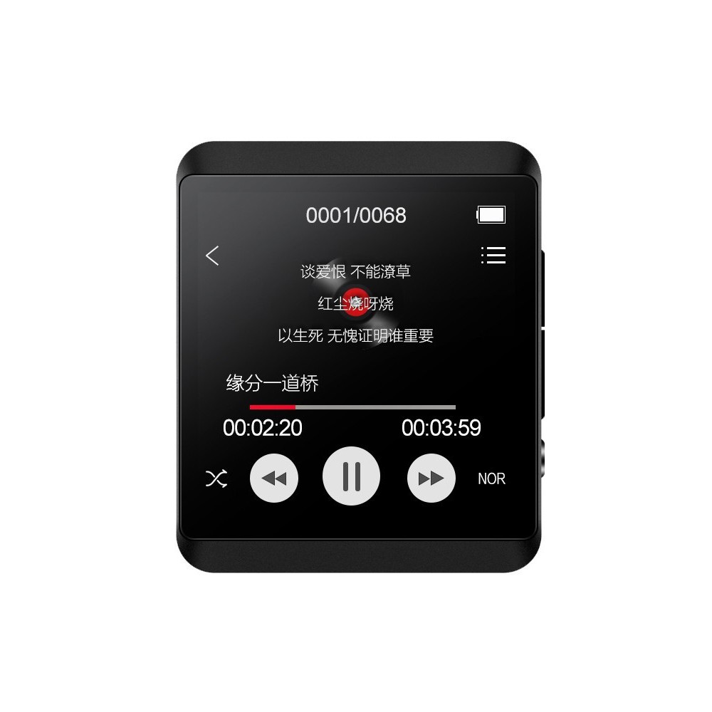 Máy Nghe Nhạc MP3 Màn Hình Cảm Ứng Bluetooth Ruizu M5 Bộ Nhớ Trong 8GB - Hàng Chính Hãng