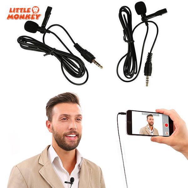 Micro mini cài áo 3.5mm cho điện thoại thông minh