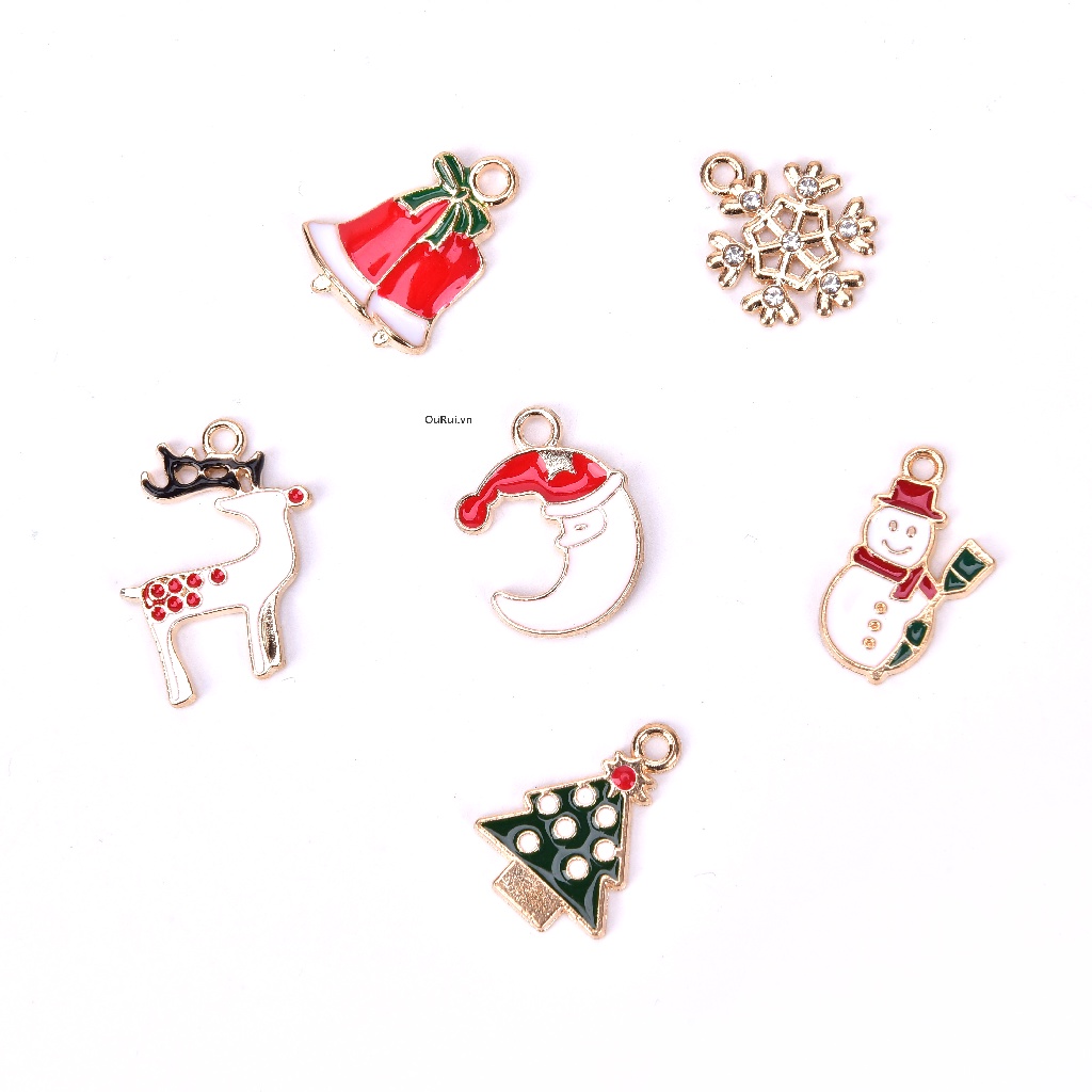 Bộ 30 tráng men hình giáng sinh ngộ nghĩnh