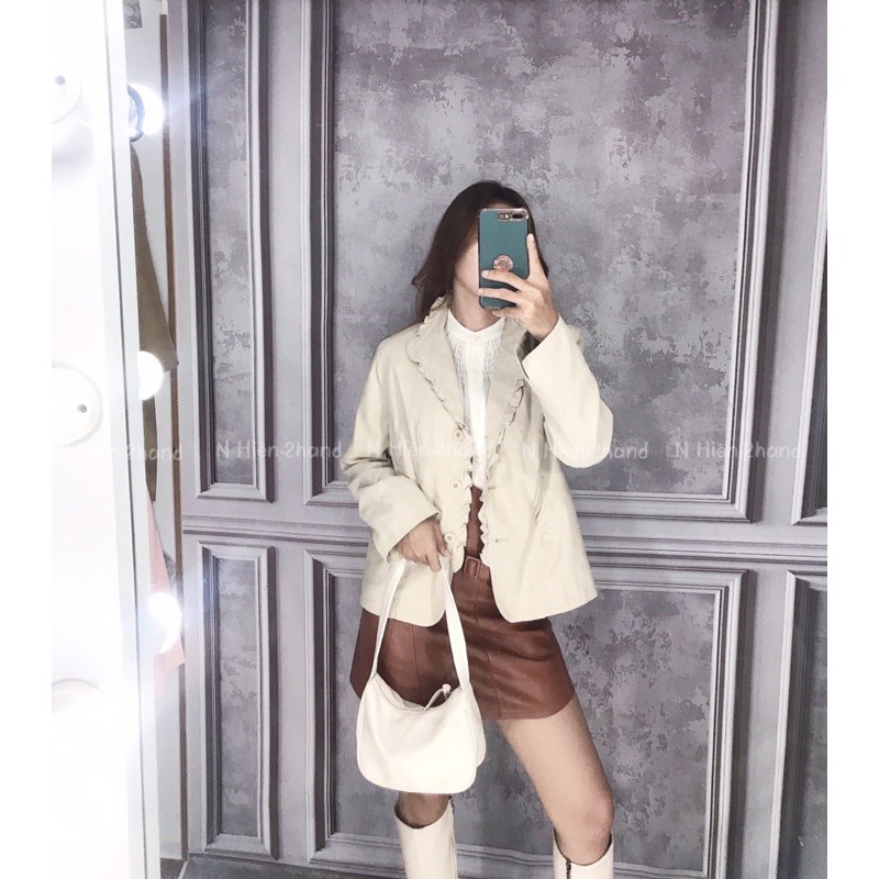 [Mã FAXANH1505 giảm 10K đơn 50K] Áo khoác vest blazer Hàn si tuyển chọn N Hiền.2hand - V48 | BigBuy360 - bigbuy360.vn