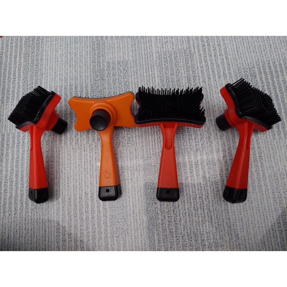 Lược chảy lông chó mèo, có nút bấm đẩy lông