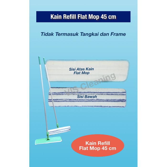 Cây Lau Nhà Đầu Dẹp 45 cm Chuyên Dùng