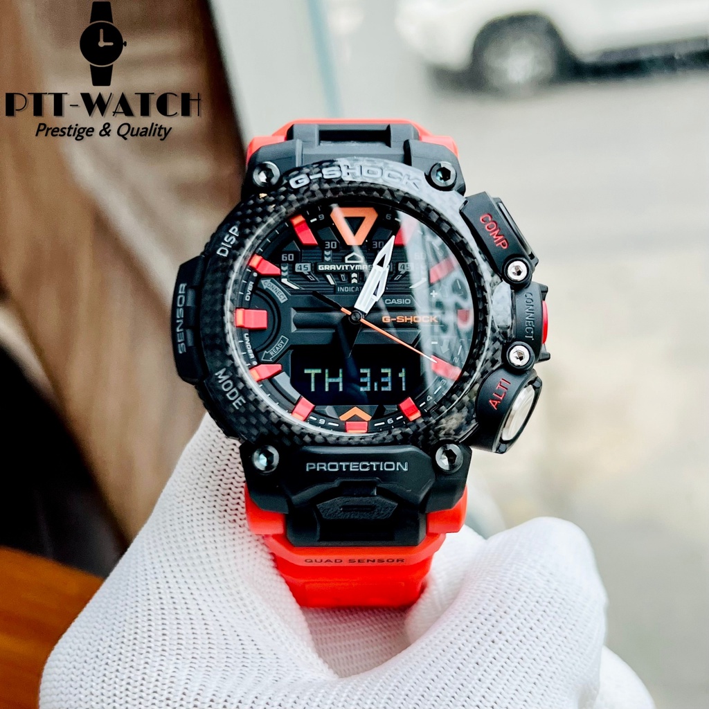 Đồng hồ Nam G-Shock GR-B200-1A9 - Kết nối điện thoại - Dây cao su cao cấp - Chống va đập
