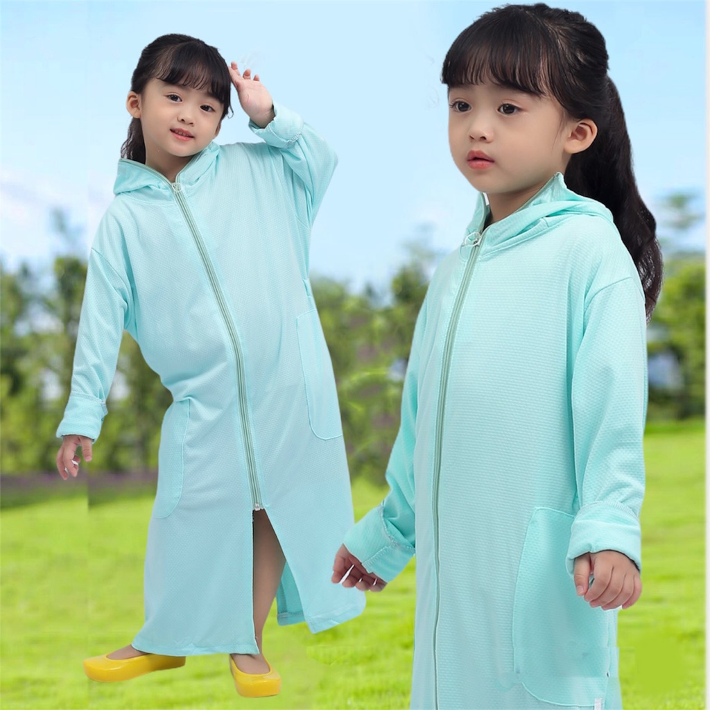 Áo chống nắng cho bé, áo chống nắng dáng dài toàn thân cho bé (2-6 tuổi) Shopmevung_kids