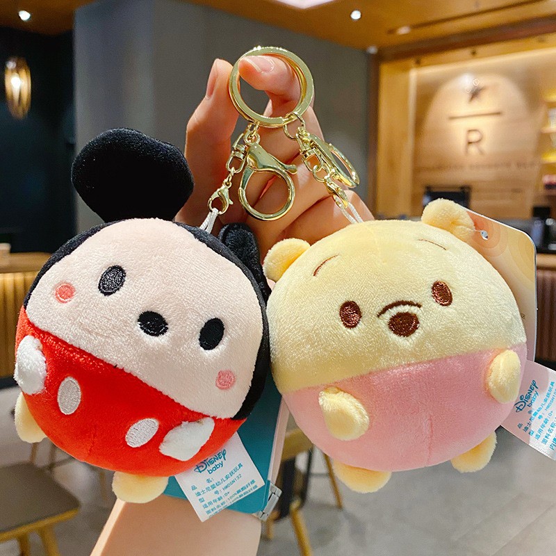 DISNEY Móc Chìa Khóa Hình Chuột Mickey Minnie Donald Daisy Dễ Thương Dùng Làm Quà Tặng Sinh Nhật Cho Bé Gái