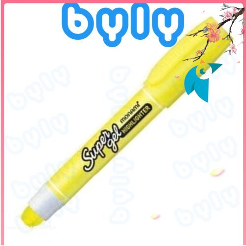 Super Gel Highlighter - bút dạ quang dạng sáp gel vặn xoay Monami sản phẩm chất lượng cao