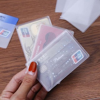 Vỏ bọc thẻ căn cước bằng lái thẻ tín dụng trong suốt