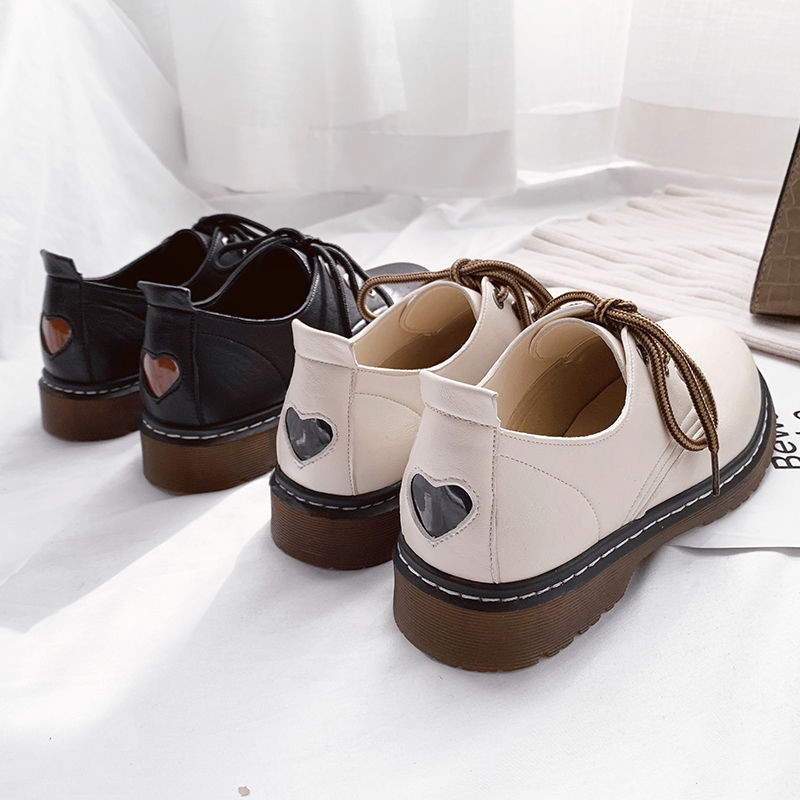 Giày Da Nữ Cổ Thấp Thời Trang Anh Quốc 2 Màu | BigBuy360 - bigbuy360.vn