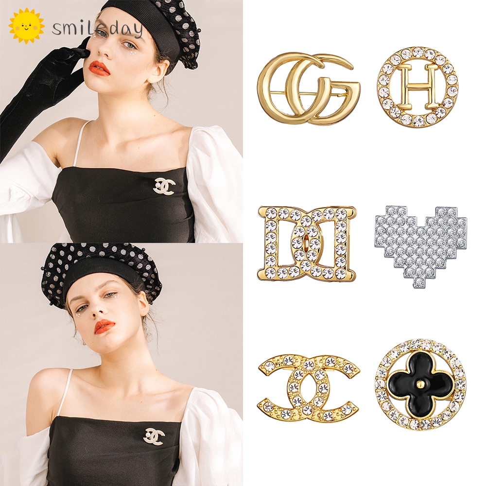 Trâm cài áo nhiều hình dáng thiết kế đính đá sang trong