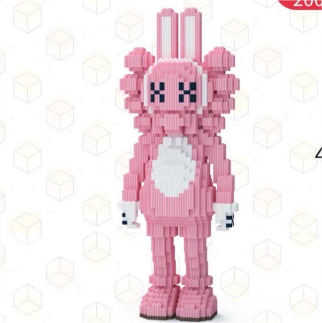 Lego Kaws Pink