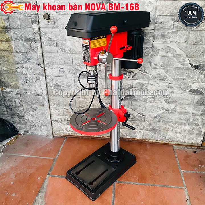 Máy Khoan Bàn NOVA BM-16B  - Cao 90cm - Máy Chạy Khỏe, Bền Bỉ - Bảo Hành Toàn Quốc 12 Tháng