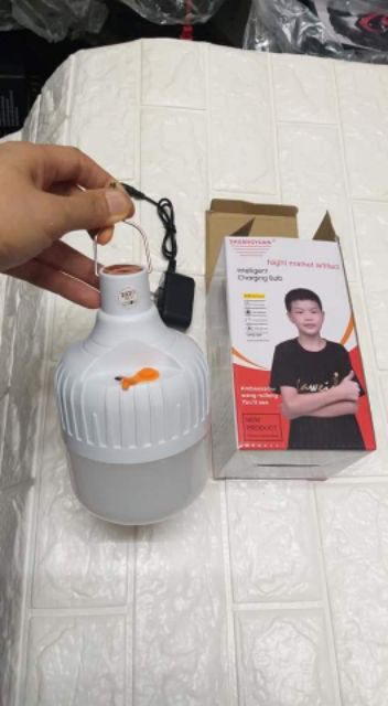 Bóng đèm tích điện cao cấp 35W, có sạc đi kèm,Bóng 2 chế độ.