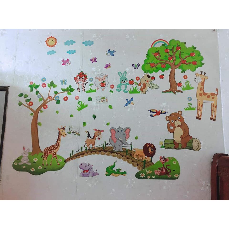 Combo Tranh dán tường cho bé -
