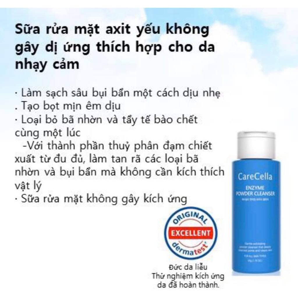 Sữa Rửa mặt Dạng Bôt – CareCella Enzyme Powder Cleanser