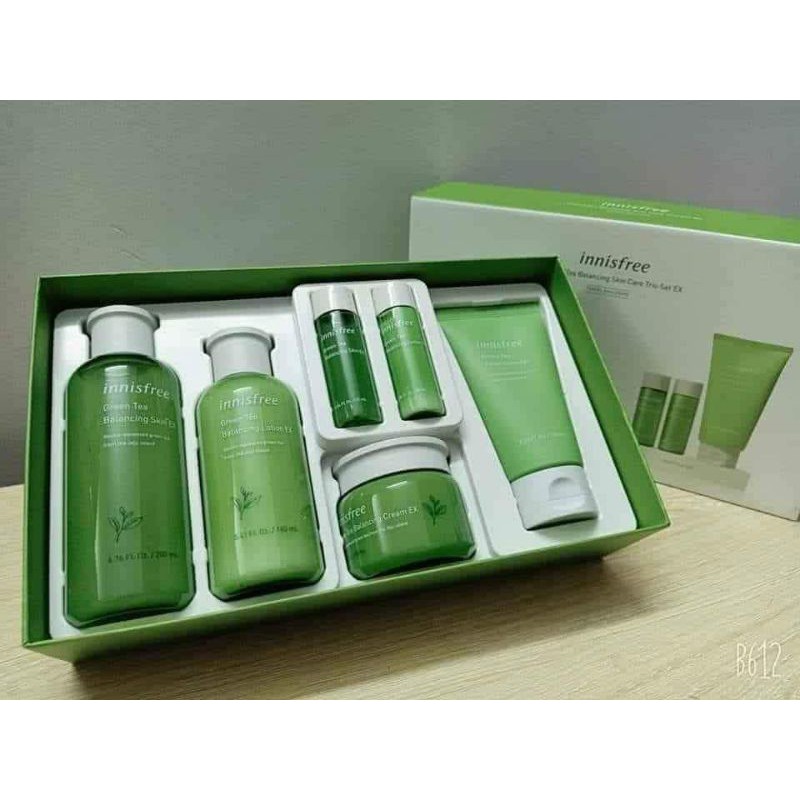 Set dưỡng trà xanh INNISFREE 6 món