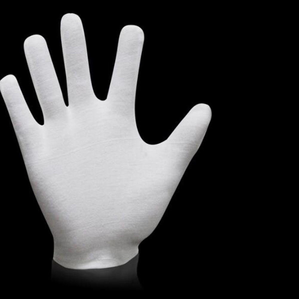 Đôi găng tay bằng cotton màu trắng cho người đi làm