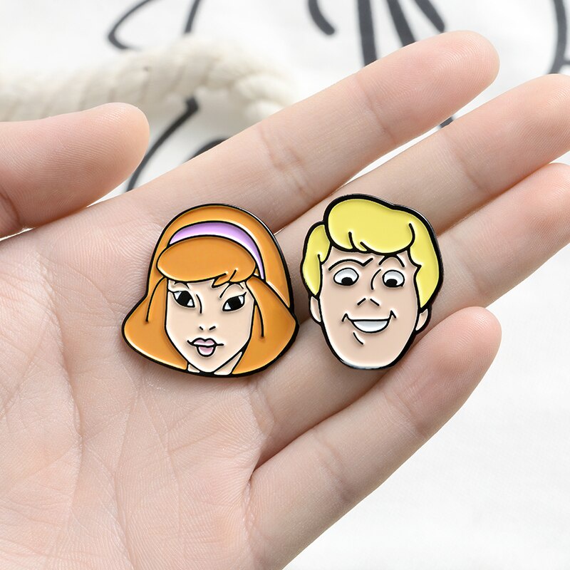 Cartoon Cute Family Avatar Brooch Dog Badge Brooch Pin Cowboy Lapel Backpack Hat Fashion Jewelry Gift for Friends