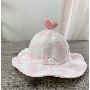 MUP06 : Mũ vành cho bé gái size  46-48cm