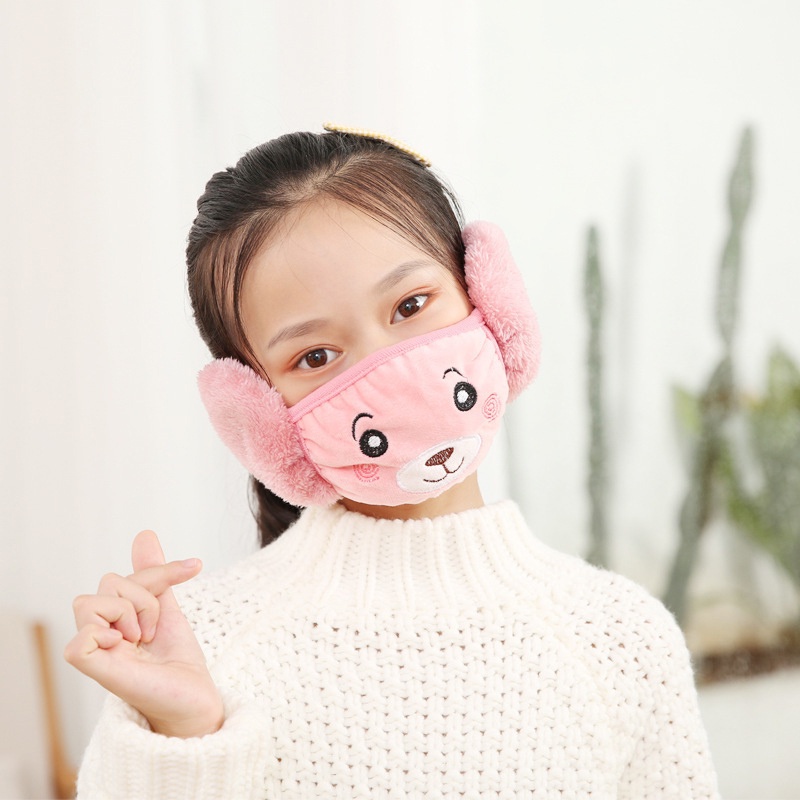 Bịt Tai Hình Gấu Dễ Thương Xinh Xắn Cho Bé akku