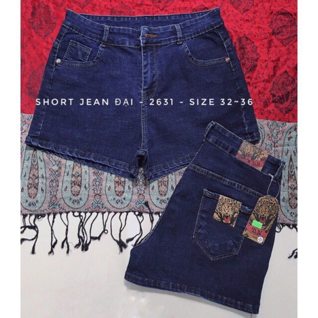 SHORT JEAN ĐEN TUYỀN BIG SIZE CO DÃN MẠNH