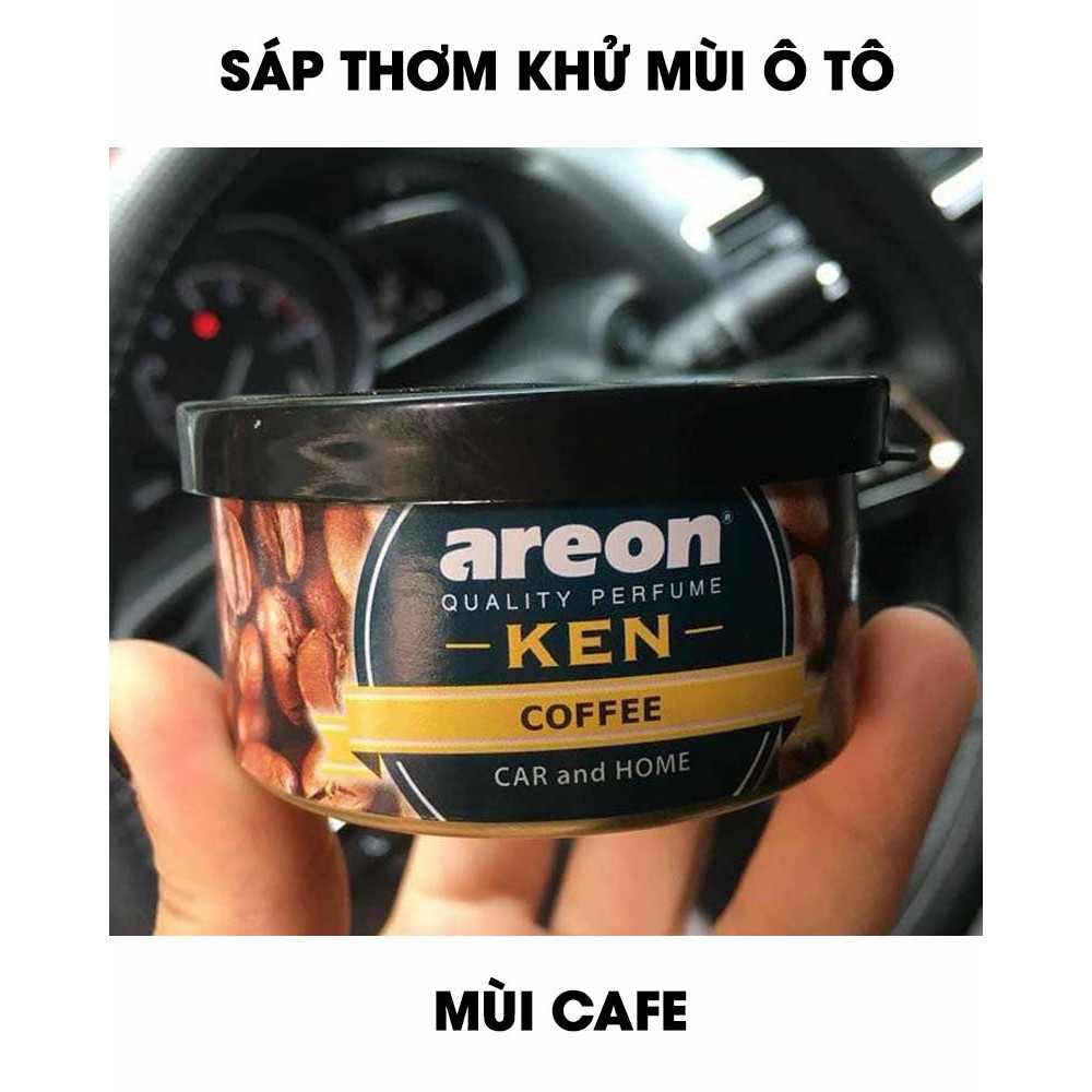 Sáp thơm ô tô cao cấp Areon hương cà phê, nhập khẩu từ Bulgaria