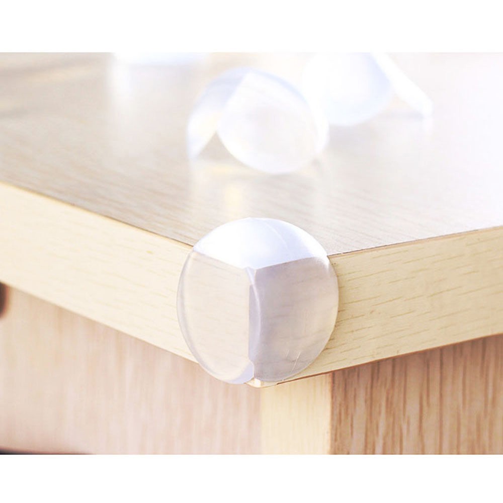 Bộ 10 Miếng Silicone Bọc Cạnh Bàn Bảo Vệ An Toàn Cho Bé