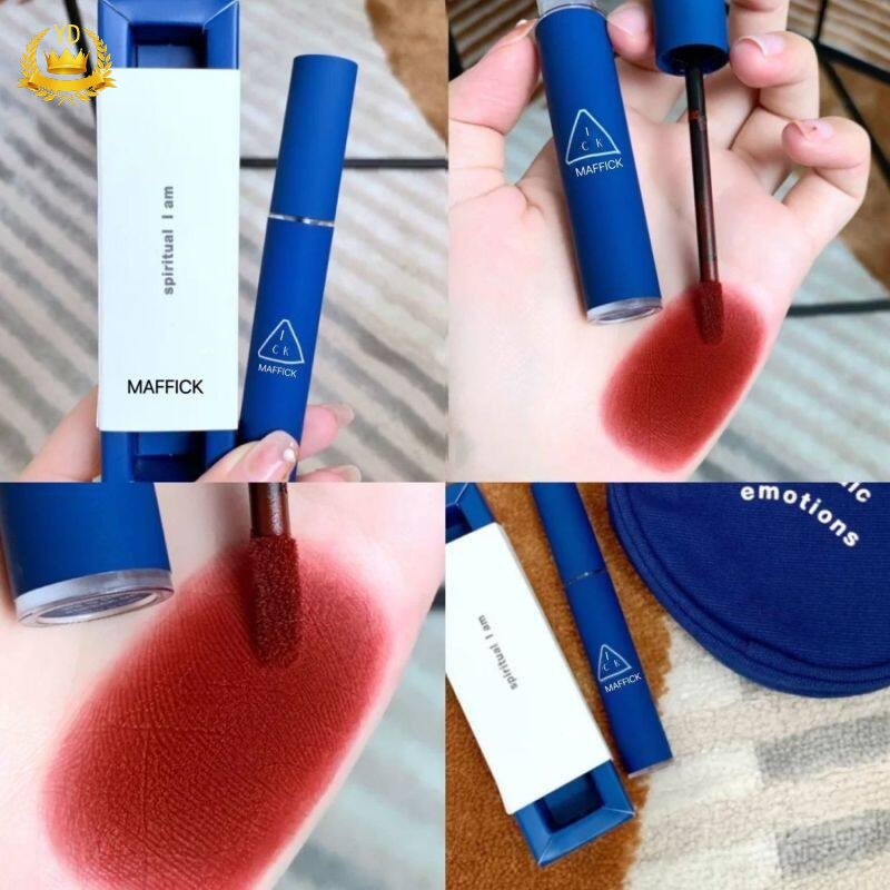 [Hàng mới về] Son môi nhung lì tông màu đỏ dễ sử dụng