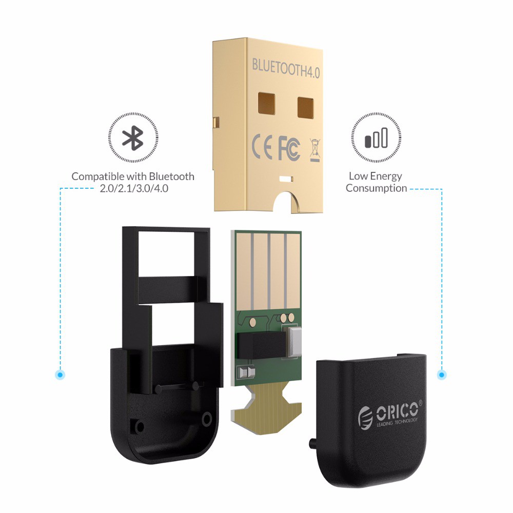 Đầu kết nối ORICO Usb Dongle BTA-403 bluetooth 4.0 chuyên dụng hỗ trợ máy tính kết nối không dây với các thiết bị khác