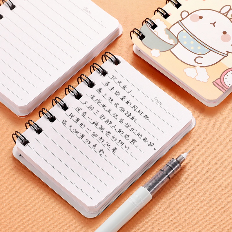 Sổ tay còng mini ghi chép bìa mềm dễ thương cute LIVIMO ST01