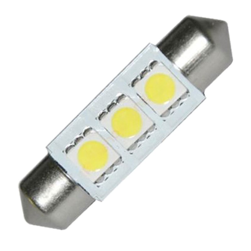 Set 5 đèn LED 36mm 5050 12V gắn bên trong xe hơi chuyên dụng